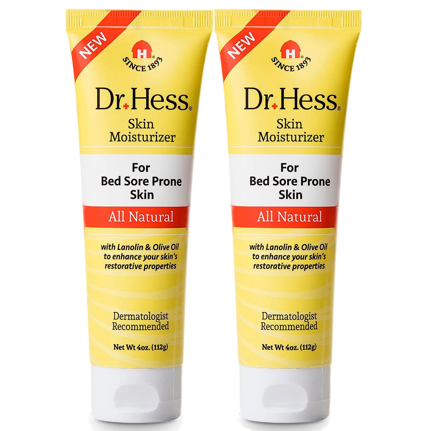 Dr. Hess Moisturizer for Bed Sore Prone Skin, 4 Oz - 2 Pack