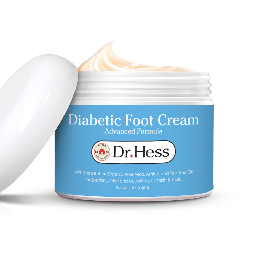 Dr. Hess Diabetic Foot Cream - Advanced Formula, 4.5 Oz