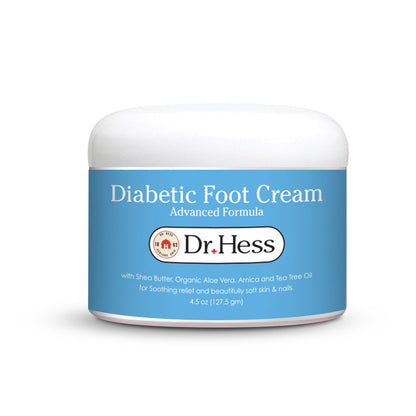 Dr. Hess Diabetic Foot Cream - Advanced Formula, 4.5 Oz