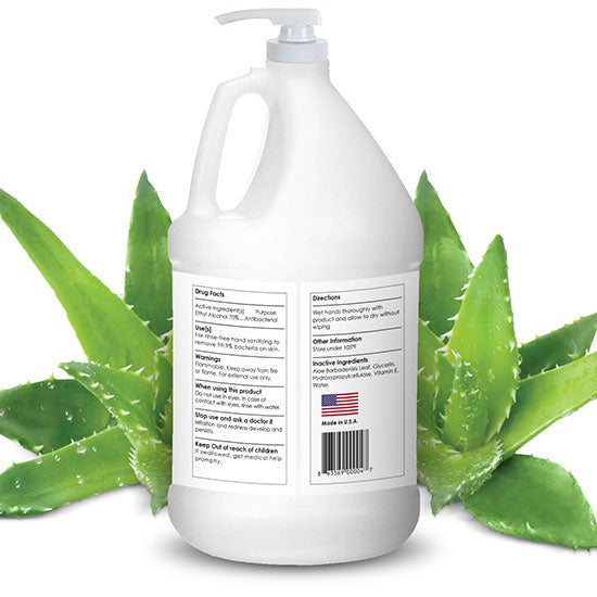 Dr. Hess Hand Sanitizer Gel - 1 Gallon With Pump - 4 Pack