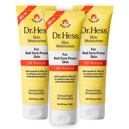 Dr. Hess Moisturizer for Bed Sore Prone Skin, 4 Oz - 3 Pack