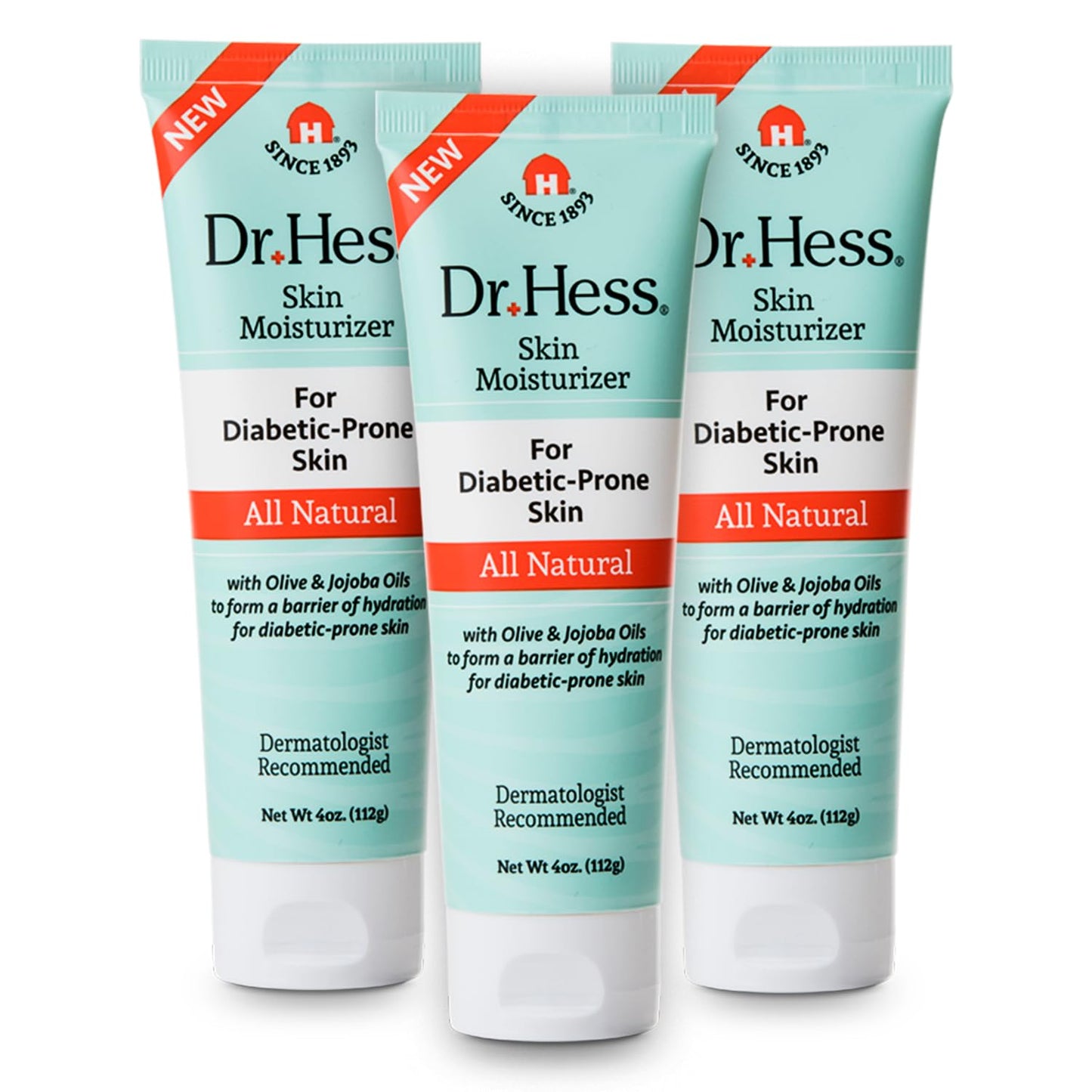 Dr. Hess Skin Moisturizer For Diabetic Prone Skin, 4 Oz - 3 Pack