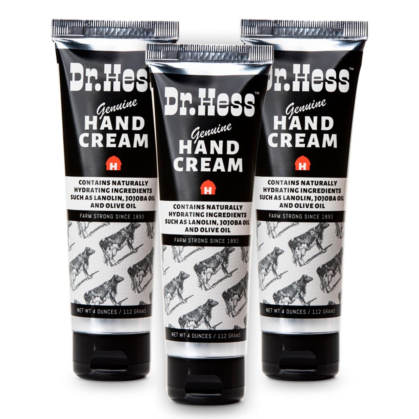 Dr. Hess Genuine Hand Cream, 4 Oz - 3 Pack