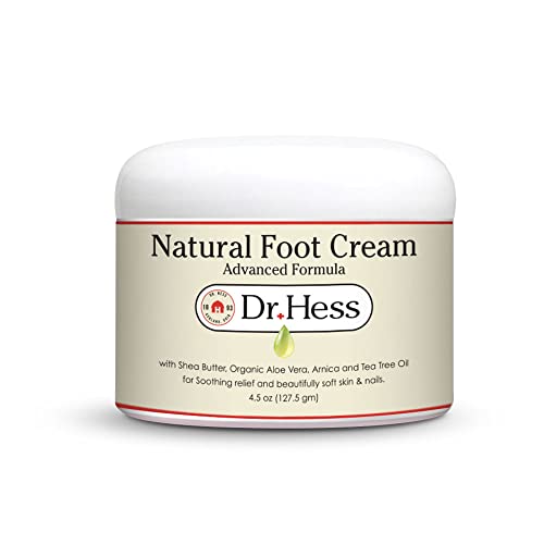 Dr. Hess Natural Foot Cream - Advanced Formula, 4.5 Oz