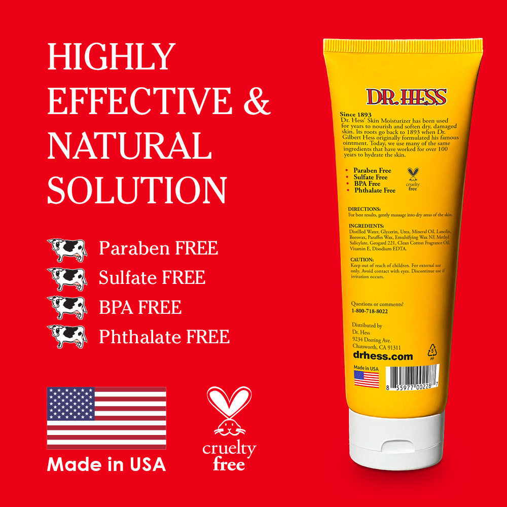 Dr. Hess Udder Ointment Diabetic Skin Moisturizer, 3.4 Oz