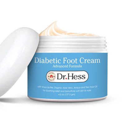 Dr. Hess Diabetic Foot Cream - Advanced Formula, 4.5 Oz
