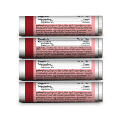Dr. Hess Udder Stick Lip Balm, Cherry, 4 Count