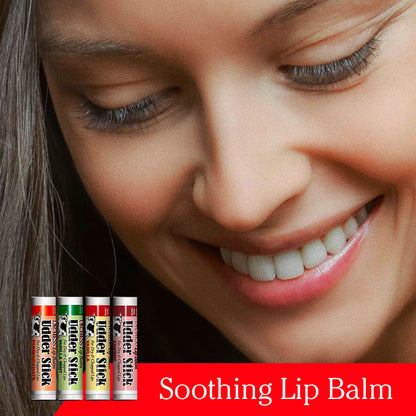 Dr. Hess Udder Stick Lip Balm, Cherry, Vanilla, Mint, Pomegranate 4 Pack