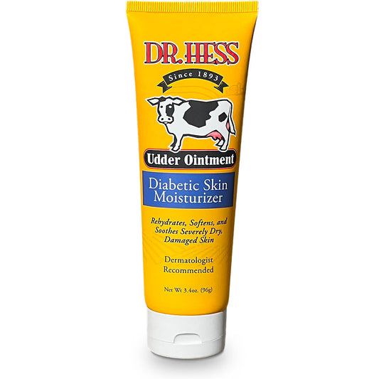 Dr. Hess Udder Ointment Diabetic Skin Moisturizer, 3.4 Oz