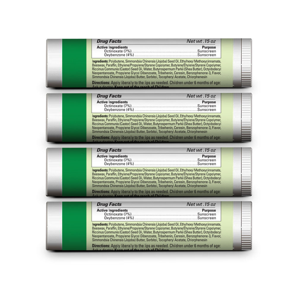 Dr. Hess Udder Stick Lip Balm, Vanilla Mint, 4 Count